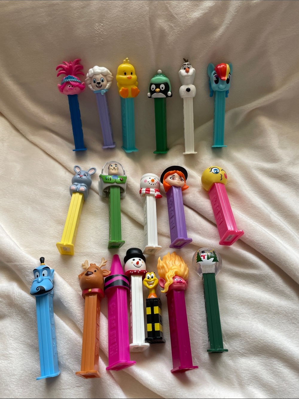 PEZ Assorted Character Candy Dispensers - Multicolor Set Lot of 18
